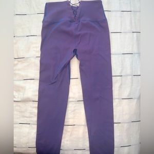 Fabletics high waisted seamless ribbed leggings size small